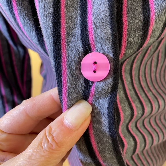 Anne Klein Striped Pajama Set Sz M - Picture 4 of 15